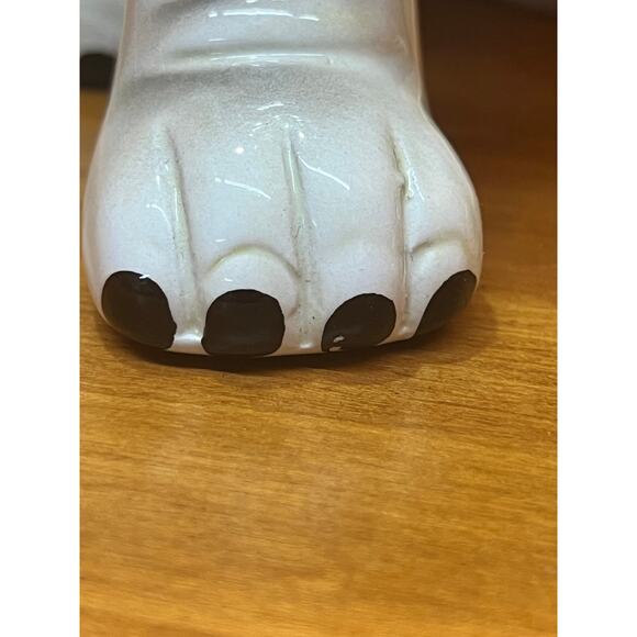 Large 8" Ceramic Pug Dog Sitting Statue Scupture Figurine - Picture 12 of 12